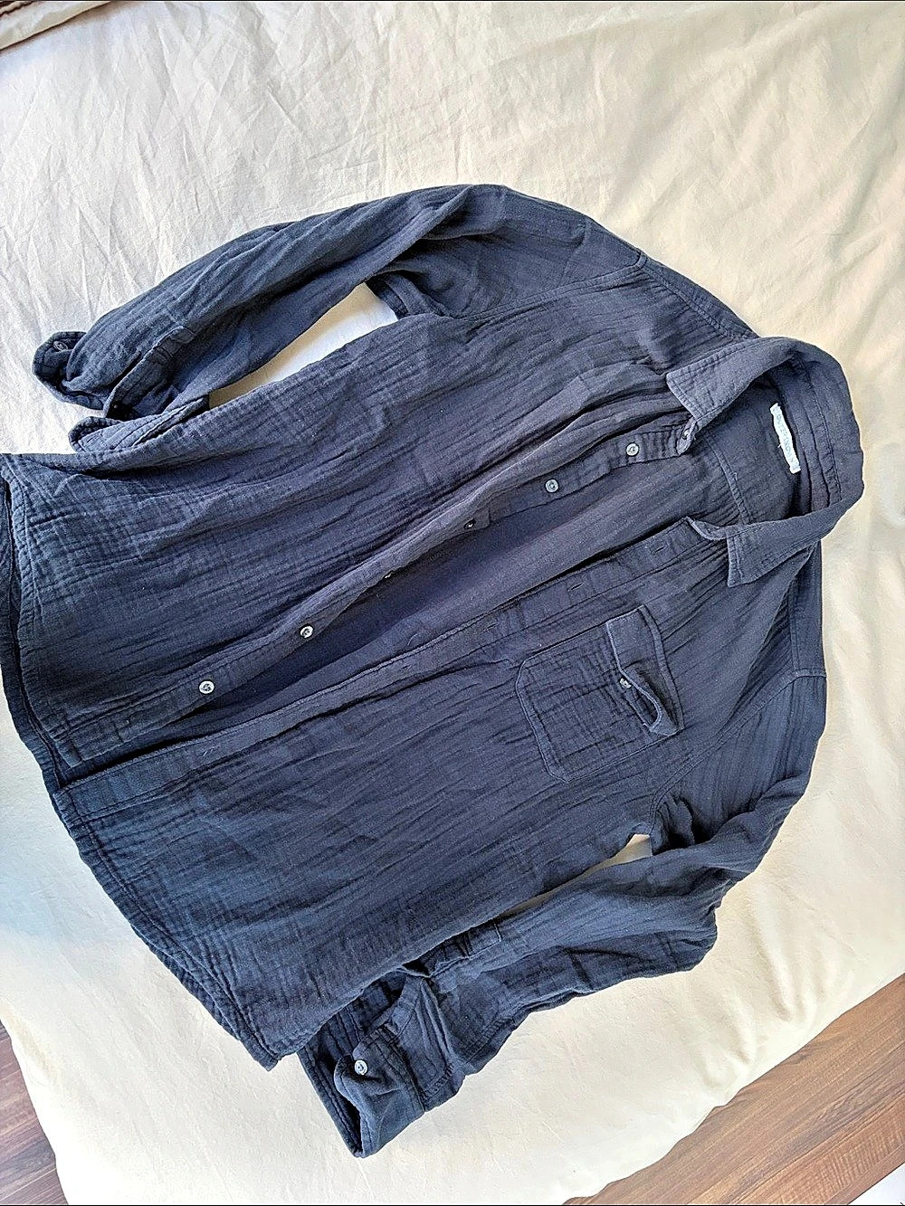Outerknown The Blanket Shirt Men's Organic Cotton Button Down Size Medium